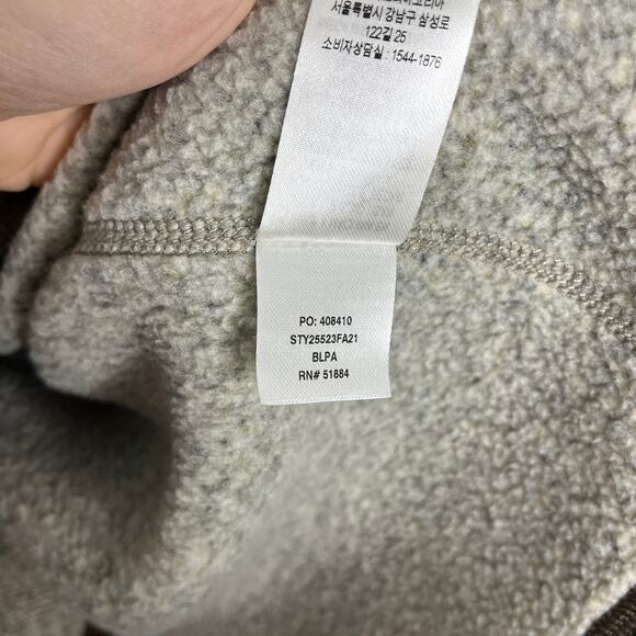 Patagonia Men's Medium Better Sweater 1/4 Zip 25523 Bleached Stone Pale Khaki - Picture 3 of 6